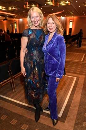 Katja Weitzenböck und Marion Kracht bei der Verleihung des Deutschen Schauspielpreises 2025 im Hotel Pullman Berlin Schweizerhof. Berlin, 09.10.2025