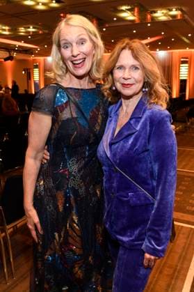 Katja Weitzenböck und Marion Kracht bei der Verleihung des Deutschen Schauspielpreises 2025 im Hotel Pullman Berlin Schweizerhof. Berlin, 09.10.2025