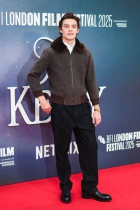 Jay Kelly UK premiere, BFI London Film Festival, Royal Festival Hall, London, 10 October 2025. Louis Partridge attends the BFI London Film Festival; the UK premiere of JAY KELLY on Friday 10 October 2025 at Royal Festival Hall, London. ., Credit:Julie Edwards Avalon  Copyright: xJuliexEdwardsx xAvalonx 1044592347