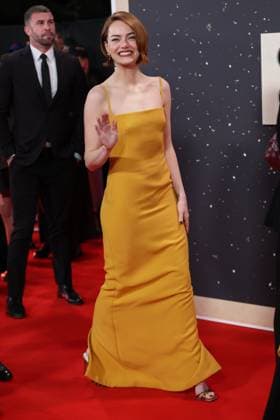 . 10 10 2025. London, United Kingdom. Emma Stone arriving at the Bugonia premiere at the London Film Festival.  xStephenxLockx xi-Imagesx IIM-26288-0015