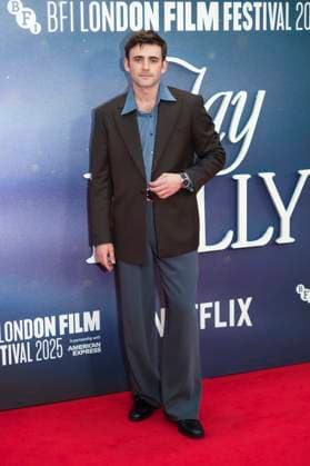 Charlie Rowe bei der Premiere des Kinofilms Jay Kelly auf dem 69. BFI London Film Festival 2025 in der Royal Festival Hall. London, 10.10.2025