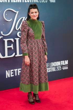 Grace Edwards bei der Premiere des Kinofilms Jay Kelly auf dem 69. BFI London Film Festival 2025 in der Royal Festival Hall. London, 10.10.2025