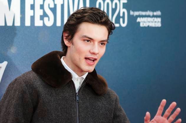 Louis Partridge bei der Premiere des Kinofilms Jay Kelly auf dem 69. BFI London Film Festival 2025 in der Royal Festival Hall. London, 10.10.2025