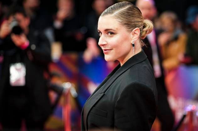 Greta Gerwig bei der Premiere des Kinofilms Jay Kelly auf dem 69. BFI London Film Festival 2025 in der Royal Festival Hall. London, 10.10.2025