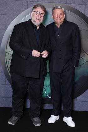Frankenstein Premiere - Paris Guillermo del Toro and Ted Serandos attends Frankenstein Premiere in Paris, France on October 10, 2025. Photo by Jerome Domine ABACAPRESS.COM  Copyright: xDominexJerome ABACAx