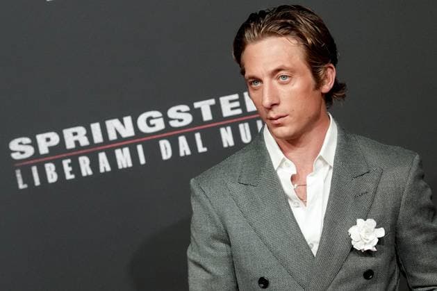 Jeremy Allen White attends the Springsteen: Deliver Me From Nowhere photocall at Cinema Moderno in Rome (Italy), October 10, 2025. AntoniettaxBaldassarre