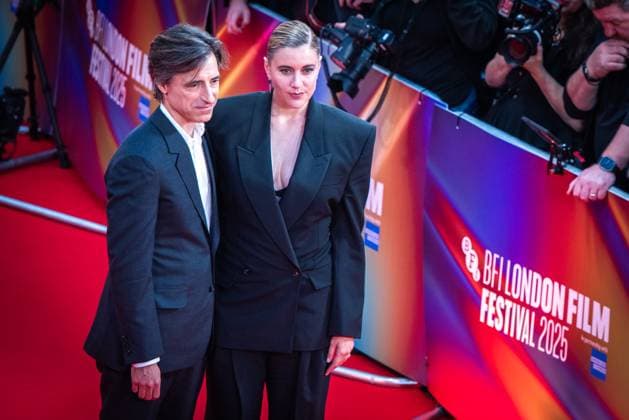 Jay Kelly Headline Gala - The 69th BFI London Film Festival in London - 10 Oct 2025 Noah Baumbach and Greta Gerwig attend the Headline Gala screening of Jay Kelly during the 69th BFI London Film Festival at The Royal Festival Hall. London United Kingdom Copyright: xLoredanaxSangiulianox xSOPAxImagesx LSangiuliano-4901