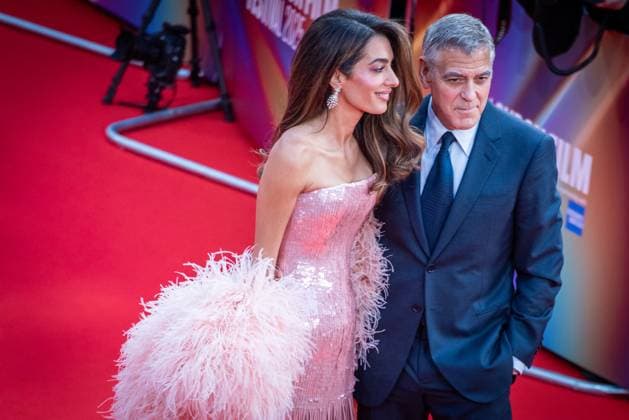 Jay Kelly Headline Gala - The 69th BFI London Film Festival in London - 10 Oct 2025 Amal Clooney and George Clooney attend the Headline Gala screening of Jay Kelly during the 69th BFI London Film Festival at The Royal Festival Hall. London United Kingdom Copyright: xLoredanaxSangiulianox xSOPAxImagesx LSangiuliano-4773