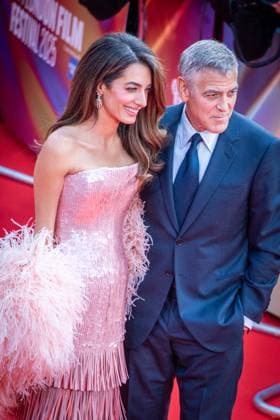 Jay Kelly Headline Gala - The 69th BFI London Film Festival in London - 10 Oct 2025 Amal Clooney and George Clooney attend the Headline Gala screening of Jay Kelly during the 69th BFI London Film Festival at The Royal Festival Hall. London United Kingdom Copyright: xLoredanaxSangiulianox xSOPAxImagesx LSangiuliano-4779