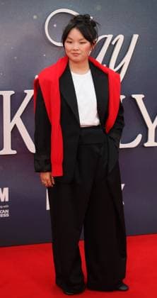 Jay Kelly premiere London, UK. Thaddea Graham at the Jay Kelly premiere. 69th BFI London Film Festival. Royal Festival Hall. 10th October 2025. LMK11-S101025-002 Steve Bealing Landmark Media 