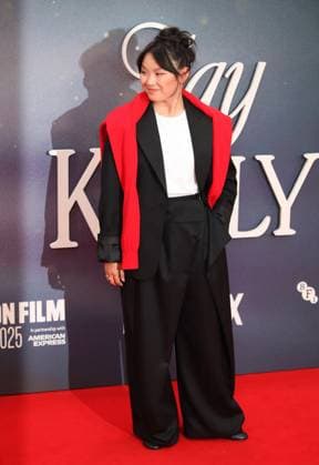Jay Kelly premiere London, UK. Thaddea Graham at the Jay Kelly premiere. 69th BFI London Film Festival. Royal Festival Hall. 10th October 2025. LMK11-S101025-002 Steve Bealing Landmark Media 