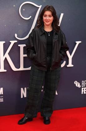 Jay Kelly premiere London, UK. Carly Sophia Davies at the Jay Kelly premiere. 69th BFI London Film Festival. Royal Festival Hall. 10th October 2025. LMK11-S101025-002 Steve Bealing Landmark Media 