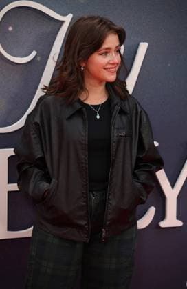 Jay Kelly premiere London, UK. Carly Sophia Davies at the Jay Kelly premiere. 69th BFI London Film Festival. Royal Festival Hall. 10th October 2025. LMK11-S101025-002 Steve Bealing Landmark Media 