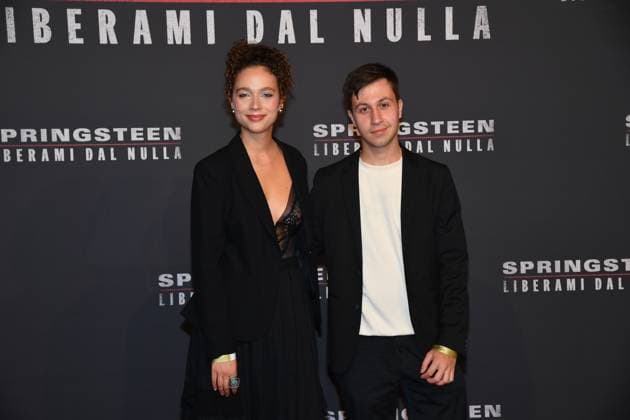 Rome, Cinema The Space Moderno Premiere of the film Springsteen Deliver Me From Nothingness , In the photo: Antonia Fotaras Marco Dalevi  Copyright: xVincenzoxLandix xipa-agency.netx xVincenzoxLandix IPA_Agency_IPA66413533