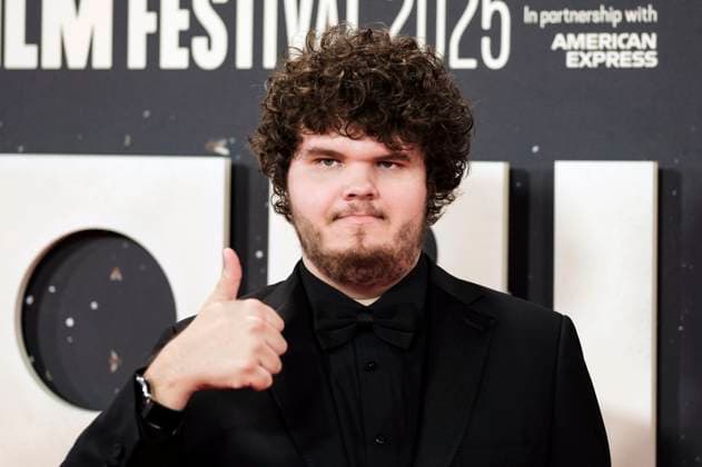 Aidan Delbis bei der Premiere des Kinofilms Bugonia auf dem 69. BFI London Film Festival 2025 in der Royal Festival Hall. London, 10.10.2025