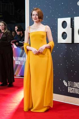 Emma Stone bei der Premiere des Kinofilms Bugonia auf dem 69. BFI London Film Festival 2025 in der Royal Festival Hall. London, 10.10.2025