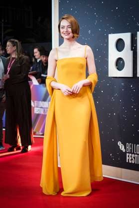 Emma Stone bei der Premiere des Kinofilms Bugonia auf dem 69. BFI London Film Festival 2025 in der Royal Festival Hall. London, 10.10.2025