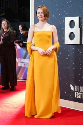 Emma Stone bei der Premiere des Kinofilms Bugonia auf dem 69. BFI London Film Festival 2025 in der Royal Festival Hall. London, 10.10.2025