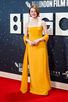 Emma Stone bei der Premiere des Kinofilms Bugonia auf dem 69. BFI London Film Festival 2025 in der Royal Festival Hall. London, 10.10.2025