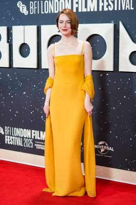 Emma Stone bei der Premiere des Kinofilms Bugonia auf dem 69. BFI London Film Festival 2025 in der Royal Festival Hall. London, 10.10.2025