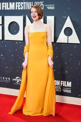 Emma Stone bei der Premiere des Kinofilms Bugonia auf dem 69. BFI London Film Festival 2025 in der Royal Festival Hall. London, 10.10.2025