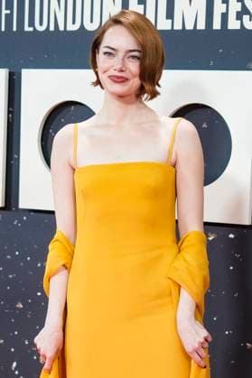 Emma Stone bei der Premiere des Kinofilms Bugonia auf dem 69. BFI London Film Festival 2025 in der Royal Festival Hall. London, 10.10.2025