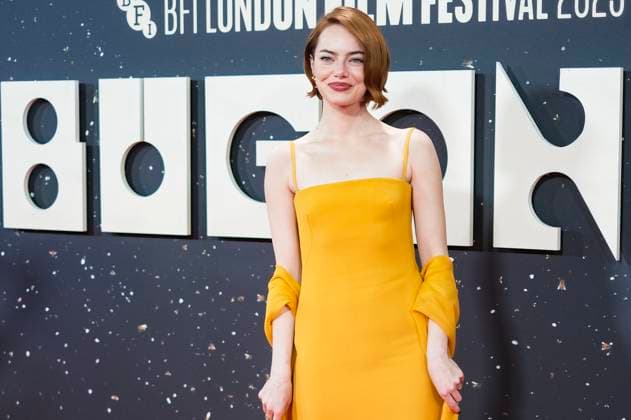 Emma Stone bei der Premiere des Kinofilms Bugonia auf dem 69. BFI London Film Festival 2025 in der Royal Festival Hall. London, 10.10.2025