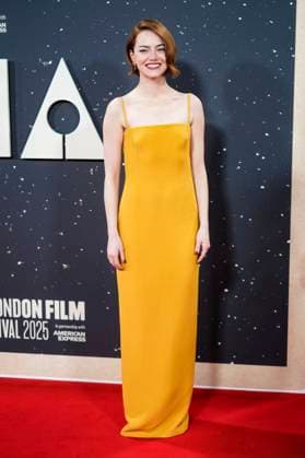 Emma Stone bei der Premiere des Kinofilms Bugonia auf dem 69. BFI London Film Festival 2025 in der Royal Festival Hall. London, 10.10.2025