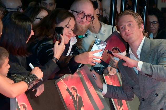 Jeremy Allen White bei der Premiere des Kinofilms Springsteen Liberami dal nulla Springsteen: Deliver Me from Nowhere im Space Cinema Moderno. Rom, 10.10.2025