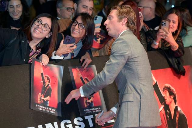 Jeremy Allen White bei der Premiere des Kinofilms Springsteen Liberami dal nulla Springsteen: Deliver Me from Nowhere im Space Cinema Moderno. Rom, 10.10.2025