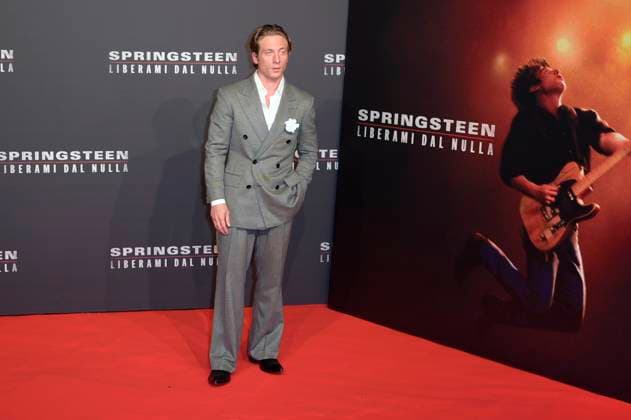 Jeremy Allen White bei der Premiere des Kinofilms Springsteen Liberami dal nulla Springsteen: Deliver Me from Nowhere im Space Cinema Moderno. Rom, 10.10.2025