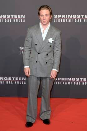 Jeremy Allen White bei der Premiere des Kinofilms Springsteen Liberami dal nulla Springsteen: Deliver Me from Nowhere im Space Cinema Moderno. Rom, 10.10.2025