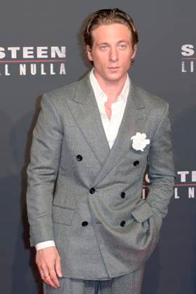 Jeremy Allen White bei der Premiere des Kinofilms Springsteen Liberami dal nulla Springsteen: Deliver Me from Nowhere im Space Cinema Moderno. Rom, 10.10.2025