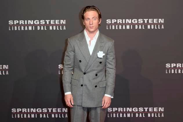 Jeremy Allen White bei der Premiere des Kinofilms Springsteen Liberami dal nulla Springsteen: Deliver Me from Nowhere im Space Cinema Moderno. Rom, 10.10.2025