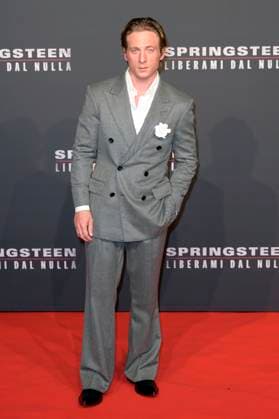Jeremy Allen White bei der Premiere des Kinofilms Springsteen Liberami dal nulla Springsteen: Deliver Me from Nowhere im Space Cinema Moderno. Rom, 10.10.2025
