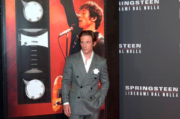 Jeremy Allen White bei der Premiere des Kinofilms Springsteen Liberami dal nulla Springsteen: Deliver Me from Nowhere im Space Cinema Moderno. Rom, 10.10.2025