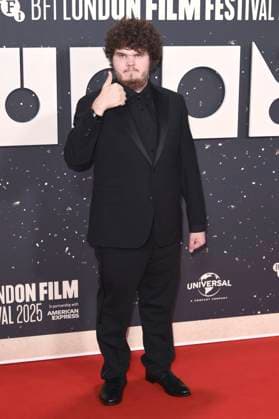 Aidan Delbis bei der Premiere des Kinofilms Bugonia auf dem 69. BFI London Film Festival 2025 in der Royal Festival Hall. London, 10.10.2025
