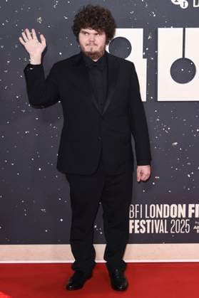 Aidan Delbis bei der Premiere des Kinofilms Bugonia auf dem 69. BFI London Film Festival 2025 in der Royal Festival Hall. London, 10.10.2025