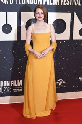 Emma Stone bei der Premiere des Kinofilms Bugonia auf dem 69. BFI London Film Festival 2025 in der Royal Festival Hall. London, 10.10.2025