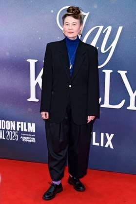 Kirsty Matheson bei der Premiere des Kinofilms Jay Kelly auf dem 69. BFI London Film Festival 2025 in der Royal Festival Hall. London, 10.10.2025