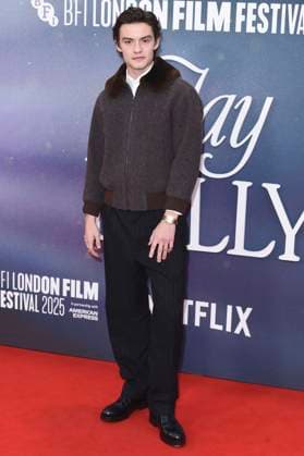 Louis Partridge bei der Premiere des Kinofilms Jay Kelly auf dem 69. BFI London Film Festival 2025 in der Royal Festival Hall. London, 10.10.2025
