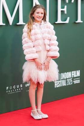 Olivia Lynes bei der Premiere des Kinofilms Hamnet auf dem 69. BFI London Film Festival 2025 in der Royal Festival Hall. London, 11.10.2025