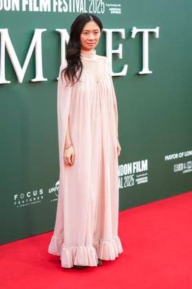 Chloe Zhao bei der Premiere des Kinofilms Hamnet auf dem 69. BFI London Film Festival 2025 in der Royal Festival Hall. London, 11.10.2025