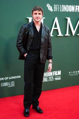 Paul Mescal bei der Premiere des Kinofilms Hamnet auf dem 69. BFI London Film Festival 2025 in der Royal Festival Hall. London, 11.10.2025
