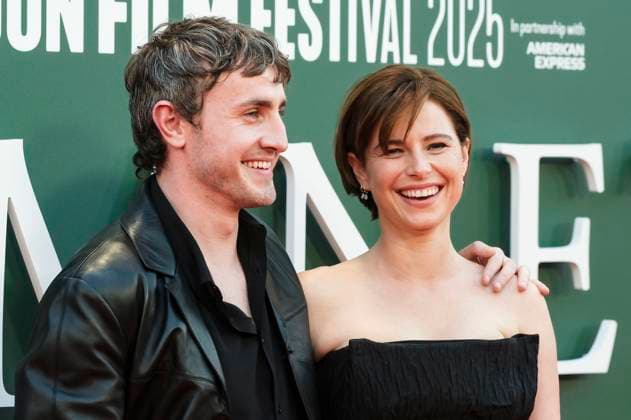 Paul Mescal und Jessie Buckley bei der Premiere des Kinofilms Hamnet auf dem 69. BFI London Film Festival 2025 in der Royal Festival Hall. London, 11.10.2025