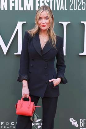 Laura Whitmore bei der Premiere des Kinofilms Hamnet auf dem 69. BFI London Film Festival 2025 in der Royal Festival Hall. London, 11.10.2025