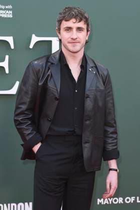 Paul Mescal bei der Premiere des Kinofilms Hamnet auf dem 69. BFI London Film Festival 2025 in der Royal Festival Hall. London, 11.10.2025