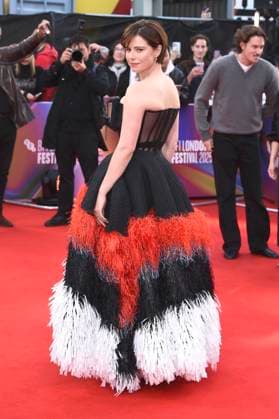 Jessie Buckley bei der Premiere des Kinofilms Hamnet auf dem 69. BFI London Film Festival 2025 in der Royal Festival Hall. London, 11.10.2025