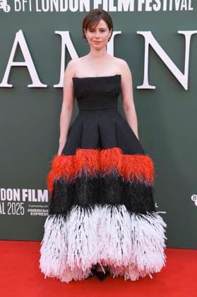 Jessie Buckley bei der Premiere des Kinofilms Hamnet auf dem 69. BFI London Film Festival 2025 in der Royal Festival Hall. London, 11.10.2025