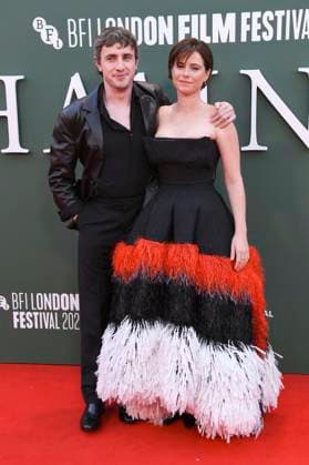 Paul Mescal und Jessie Buckley bei der Premiere des Kinofilms Hamnet auf dem 69. BFI London Film Festival 2025 in der Royal Festival Hall. London, 11.10.2025